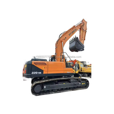22 ton gebruikte Hyundai 220 model Crawler graafmachine uit Korea Motor Hyundai Jaar 2016