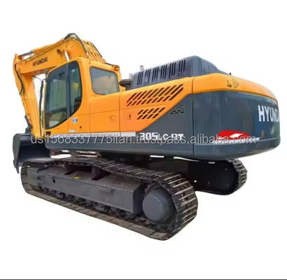 30 ton 305 Crawler graafmachine met 0-2000 werkuren in Korea Gebruikte Hyundai 305LC-9T