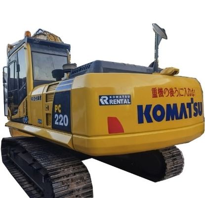 Oorspronkelijke vorm en geverfde gebruikte Komatsu PC220 graafmachine met goede prestaties in 2016