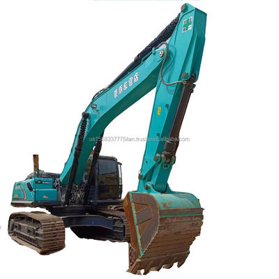 Hoogwaardige Kobelco SK350 graafmachine met een emmercapaciteit van 1 m3 en een vermogen van 197 kW