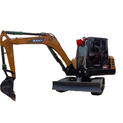 Kleine bouwmachines Sany SY60C Gebruikte graafmachine met een emmercapaciteit van 0,25 M3