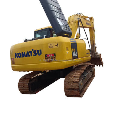 Gebruikte Komatsu PC160 Hydraulische graafmachine 16 ton Crawler graafmachine met 0-2000 werkuren