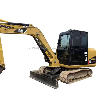 6TON werkgewicht mini graafmachine CAT 306 machine met originele hydraulische pomp