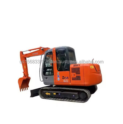 Mini Hitachi ZX60 6ton graafmachine gemaakt in Japan met originele hydraulische pomp uit 2016