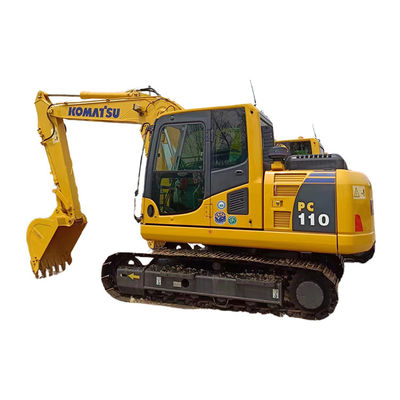 11 ton Komatsu PC110-8 graafmachine met laag olieverbruik en originele hydraulische cilinder