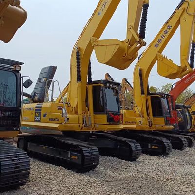 Originele Komatsu PC220 graafmachine met 0-2000 werkuren en 22000 kg machinegewicht
