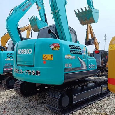 Originele Kobelco SK75-8 Gebruikte graafmachine Crawler graafmachine met originele hydraulische pomp