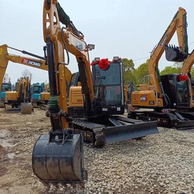 Sany SY60C Digger tweedehands bouwmachines met 0.25M3 emmer en 2016 jaar
