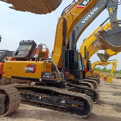 Sany SY215C 215C Gebruikte graafmachines Hydraulische middelgrote graafmachine 21 ton Crawler Digger