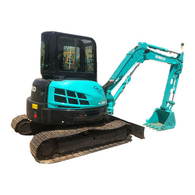 0.21M3 Bucket Capacity Gebruikte Kobelco SK55SR Crawler Excavator/Originale Hydraulische Klep