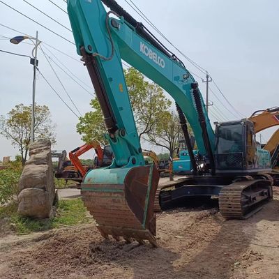 Kobelco SK350-8 SK350D graafmachine in 2016 met een bedrijfsgewicht van 35 ton
