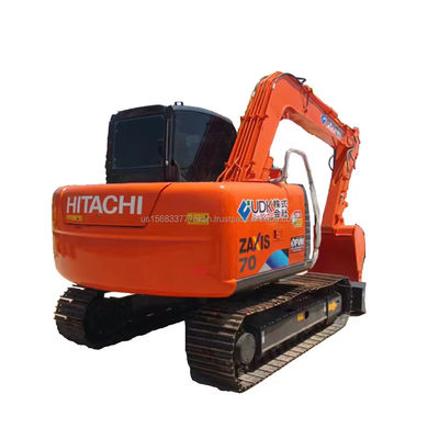 Gebruikte Hitachi ZX70 graafmachine met originele hydraulische klep en 0-2000 werkuren