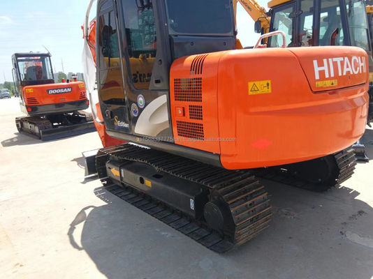 Gebruikte Hitachi ZX70 graafmachine met originele hydraulische klep en 0-2000 werkuren