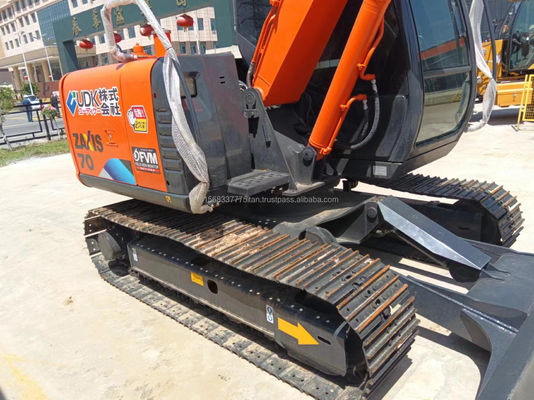 Gebruikte Hitachi ZX70 graafmachine met originele hydraulische klep en 0-2000 werkuren