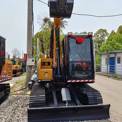 Goedkope Sany SY75C graafmachine met een emmercapaciteit van 0,32 m3 en minder werktijden
