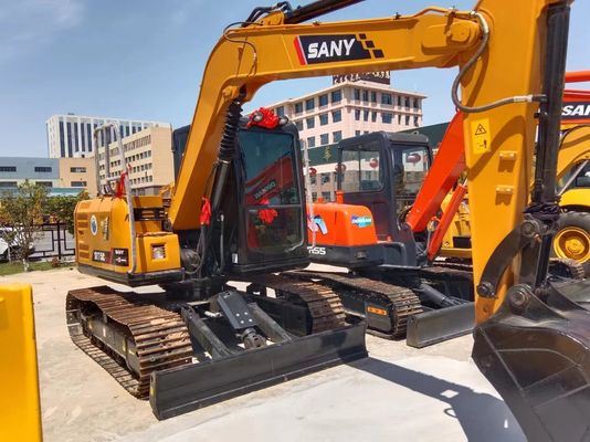 2016 SANY SY75C Pro Mini Digger in goede staat met originele hydraulische cilinder