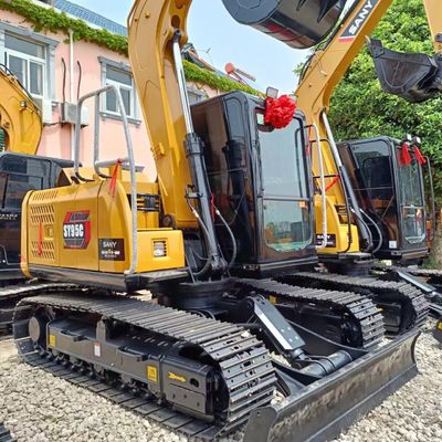 Gemaakt 2016 Sany 75C graafmachine 90% 9500 KG Machine Gewicht Uitstekende prestaties