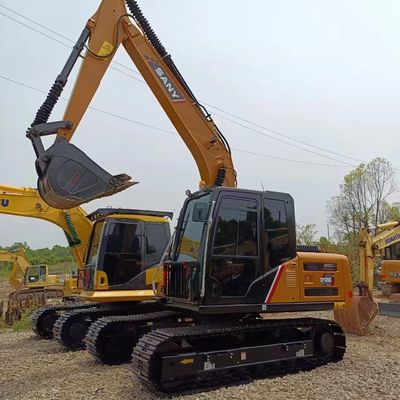 SANY Y135C Motor gebruikt Crawler Excavator SY135C PRO 13.5TON voor klantvereisten