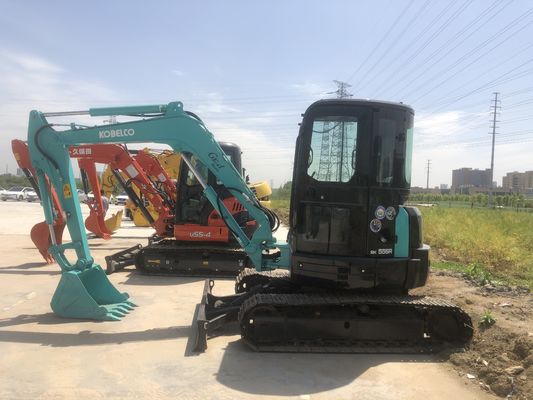Jaar 2016 Gebruikte Kobelco SK55SR graafmachine/Originale Hydraulische Crawler Graafmachine SK 55SR