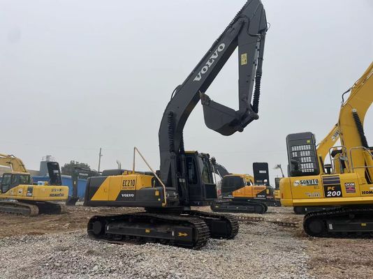 Gebruikte Volvo Ec210 Hydraulische kruipergraver 119kw met originele hydraulische klep