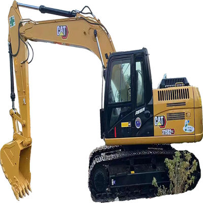 15TON Gebruikte graafmachine met een emmercapaciteit van 1 M3 Originele hydraulische klep CAT 315 Digger