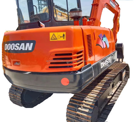 Tweedehands DOOSAN DH55 graafmachine 6TON Goed efficiënt Hydraulisch bouwmachine