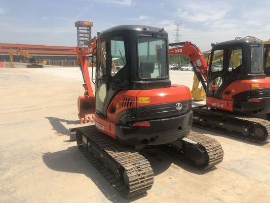 6 ton werkgewicht KUBOTA KXU55 graafmachine met originele hydraulische klep en motor