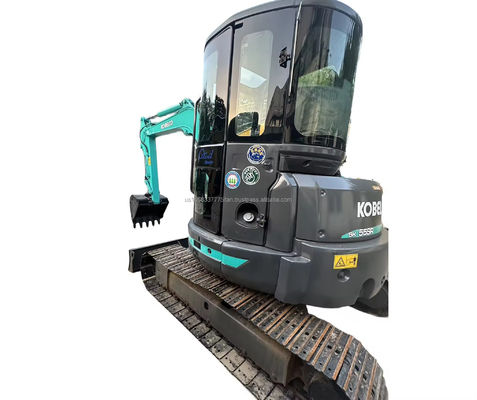 Gebruikte Kobelco SK55SR graafmachine met originele hydraulische pomp en lage werktijden