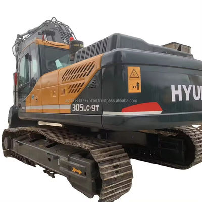 305LC-9T 30ton Hyundai Grote machine Gebruikte graafmachine met 198 kw Motor uit Korea