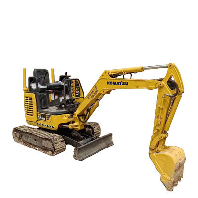 Gebruikte Komatsu PC18 1,8 ton Mini Digger Crawler Excavator met 0-2000 werkuren