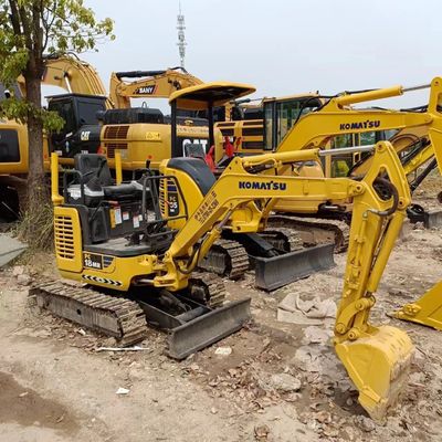 Gebruikte Komatsu PC18 1,8 ton Mini Digger Crawler Excavator met 0-2000 werkuren