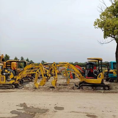 Gebruikte Komatsu PC18 1,8 ton Mini Digger Crawler Excavator met 0-2000 werkuren