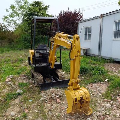 Komatsu PC18 1,8 ton Hydraulische Mini Digger Crawler Excavator met 0.2M3 Bucket Capacity