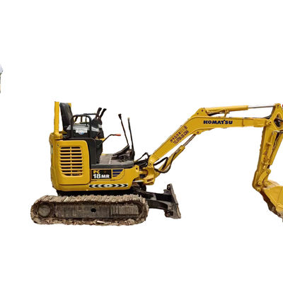 Great Komatsu PC18 1,8 ton Mini Digger Crawler Excavator met originele hydraulische klep