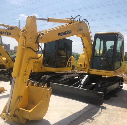2016 Jaar Komatsu PC60 6Ton Hydraulische Mini Digger Crawler Graafmachine Uitstekend en goed