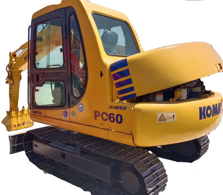 Gebruikte Komatsu PC60 6Ton Hydraulische Mini Digger Graver in goede staat uit Japan