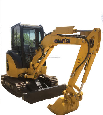 Komatsu PC35 Crawler Excavator met originele hydraulische cilinder en lage werktijden