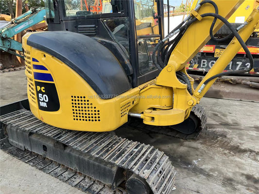 Originele Komatsu PC50 Hydraulische graafmachine Crawler Gebruikte graafmachine in goede staat