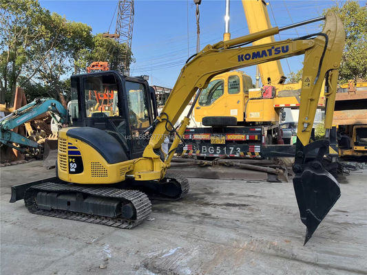 Originele Komatsu PC50 Hydraulische graafmachine Crawler Gebruikte graafmachine in goede staat