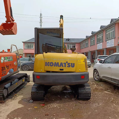 Komatsu PC56-7 Gebruikte graafmachine met 0-2000 werkuren en originele hydraulische klep