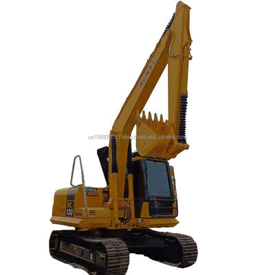 Gebruikte Komatsu PC130 graafmachine 13 ton in Shanghai Tweedehands graafmachine met originele klep