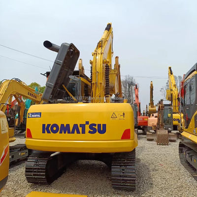Shanghai Gebruikte graafmachine Komatsu PC130 13 ton in goede staat Originele hydraulische klep