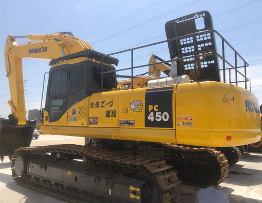 PC450 Graafmachine Japan Gebruikte Komatsu Hydraulische kruipergraafmachine met hydraulische cilinder