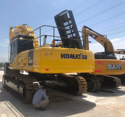 PC450 Graafmachine Japan Gebruikte Komatsu Hydraulische kruipergraafmachine met hydraulische cilinder