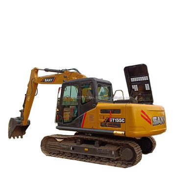 SANY SY155C graafmachine Uitstekende conditie voor mijnbouwwerk lage werktijden en motor