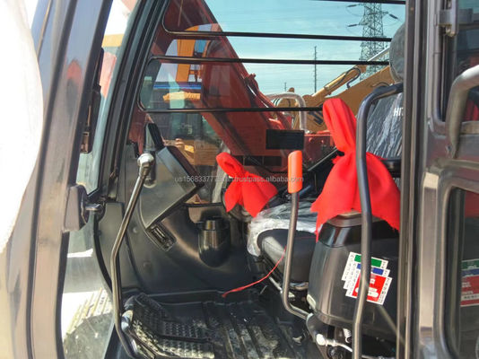 Hitachi ZAXIS 75 mini graafmachine met een emmercapaciteit van 0,5 m3 en originele hydraulische klep