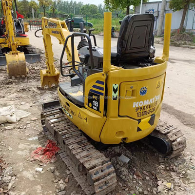 2016 Komatsu PC18MR Mini gebruikte graafmachine Crawler graafmachine met originele hydraulische klep