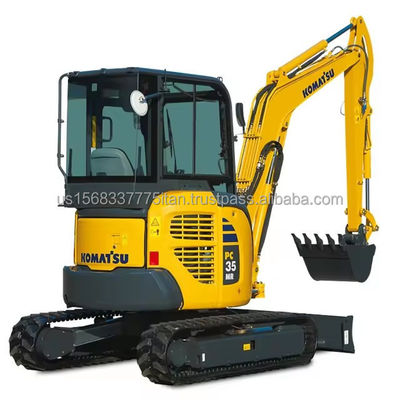 Komatsu PC35 Mini gebruikte graafmachine met 0-2000 werkuren Hydraulische kruipgraafmachine