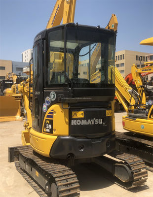 Komatsu PC35 Mini gebruikte graafmachine met 0-2000 werkuren Hydraulische kruipgraafmachine