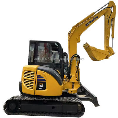 Gebruikte Komatsu PC50 graafmachine met piloothuis 5020 kg Gewicht Originele hydraulische cilinder